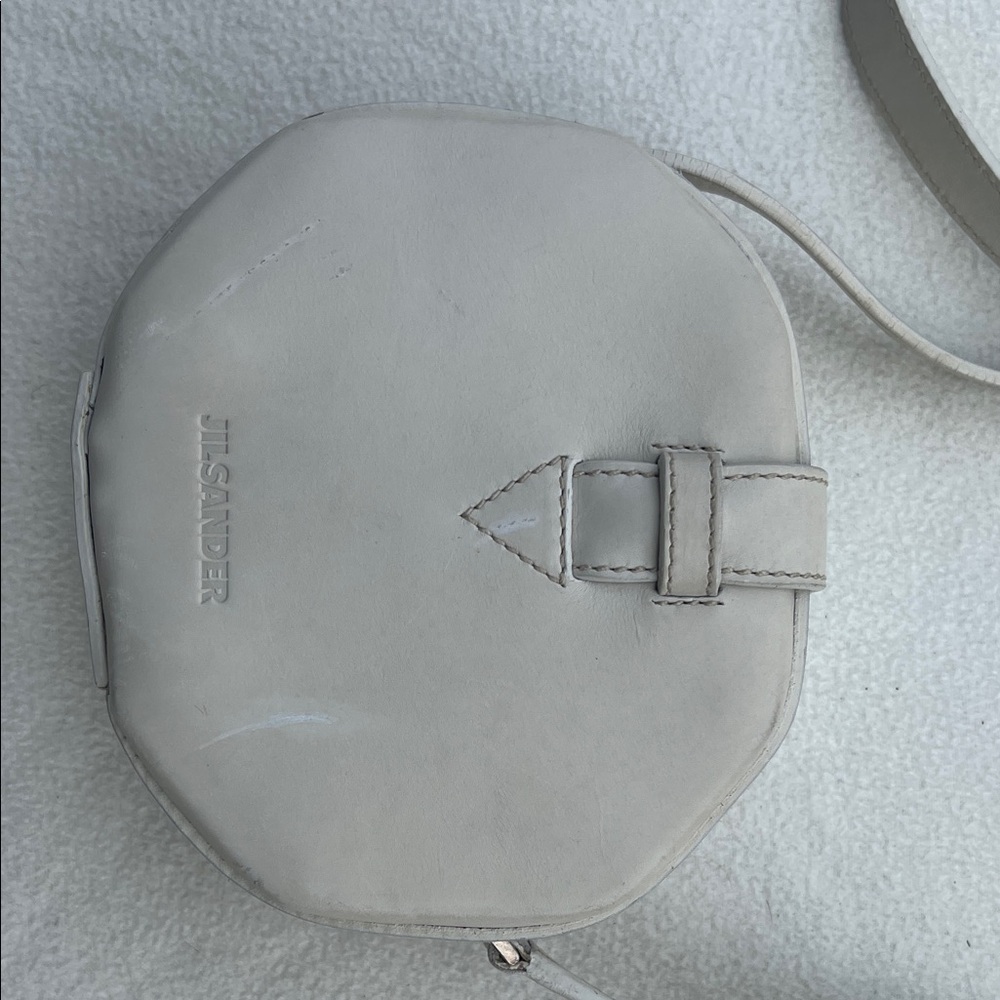 Jil Sander Cream Crossbody Bag